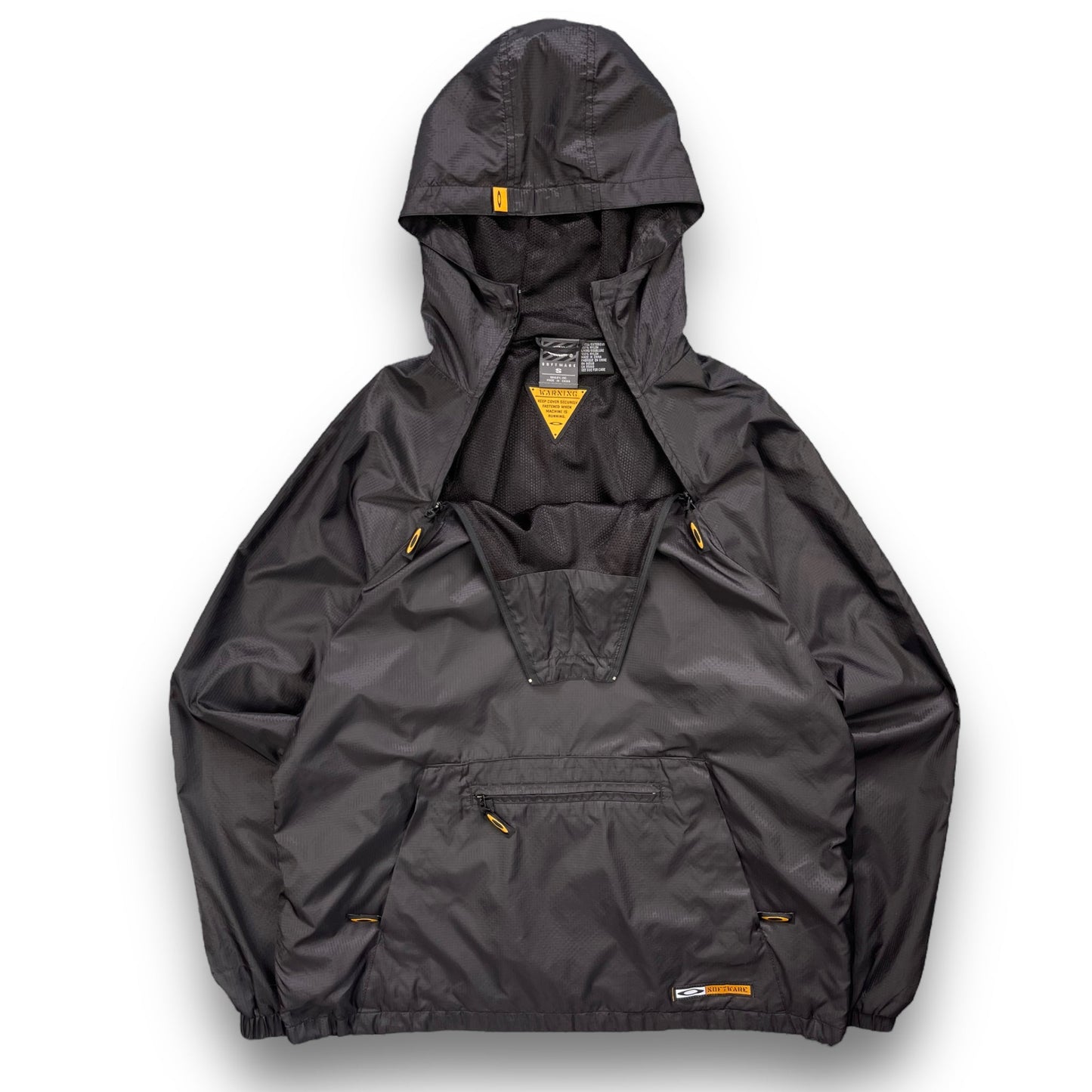 2000's Oakley Software Nylon Dual Zip Jacket (M) | Default Title, Black
