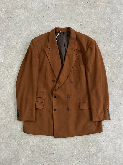 Eduard Dressler Pure Cashmere Double Breasted Blazer - XXL