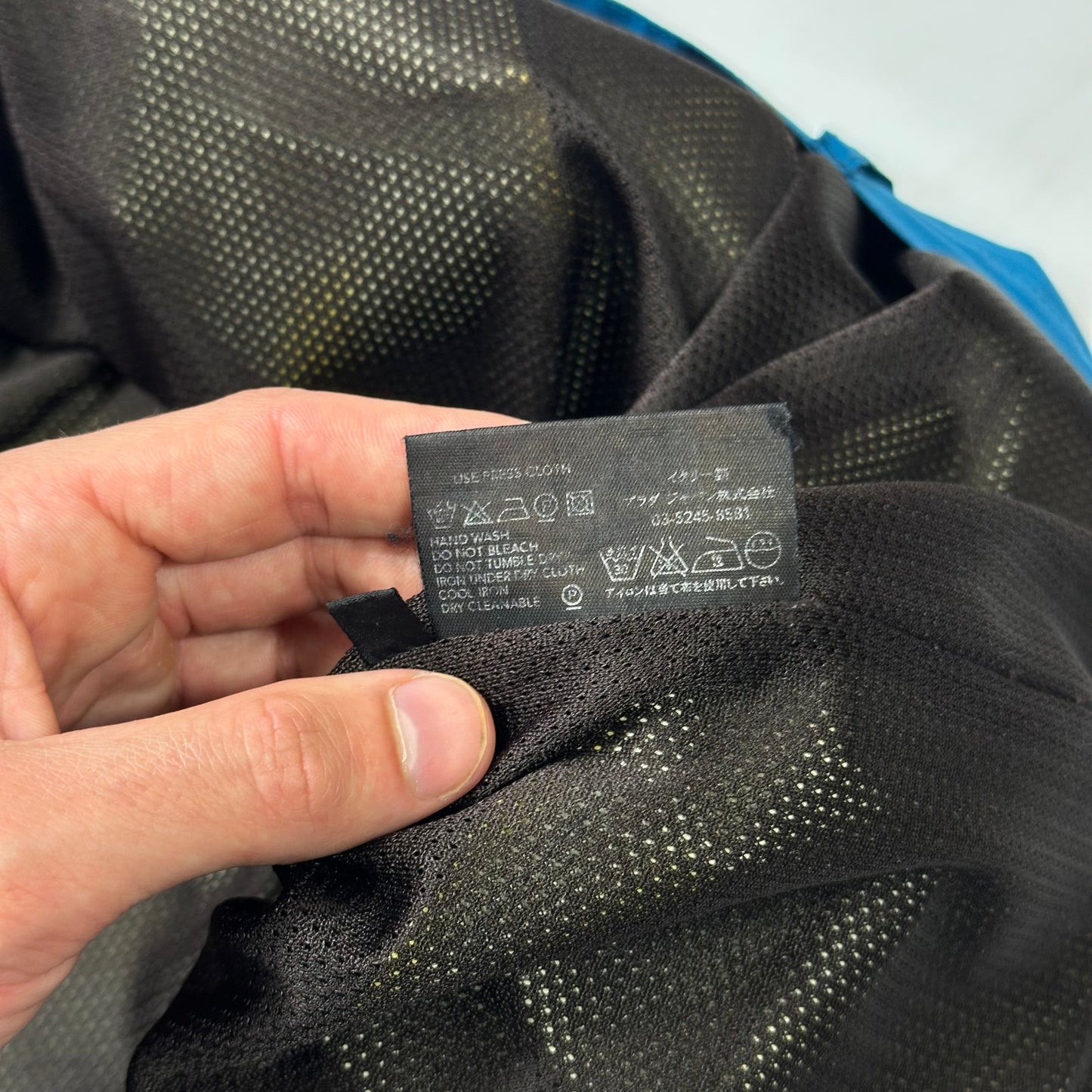 Prada Sport AW00 Goretex Electric Blue Mesh Lined Trousers - IT50