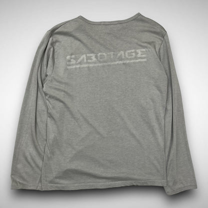 Sabotage Heat-Pressed LS Shirt (1990s)