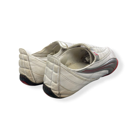 2005 Puma Uke Leather White/Silver (UK10) | Default Title, Multicoloured
