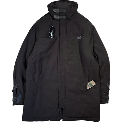 Puma Mostro 2004 Wool Parka Jacket M | Medium, Black