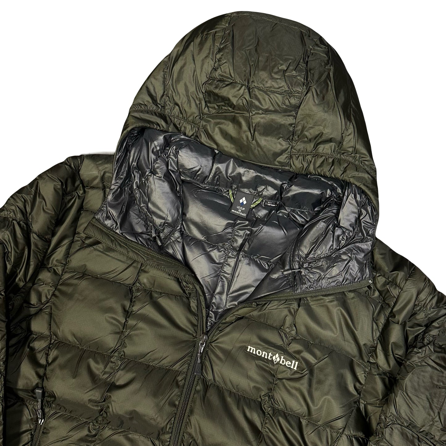Montbell Superior Down Parka Puffer Jacket In Dark Green ( US/EUR M )