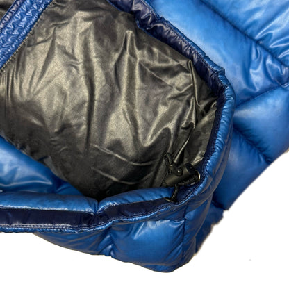 Dolce & Gabbana Square Stitch Puffer Jacket In Blue ( M )