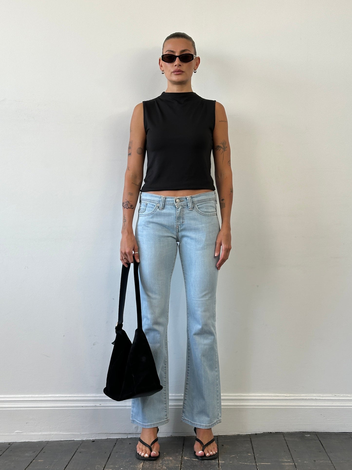 Levi’s Low Waist Flared Denim Jeans - W28