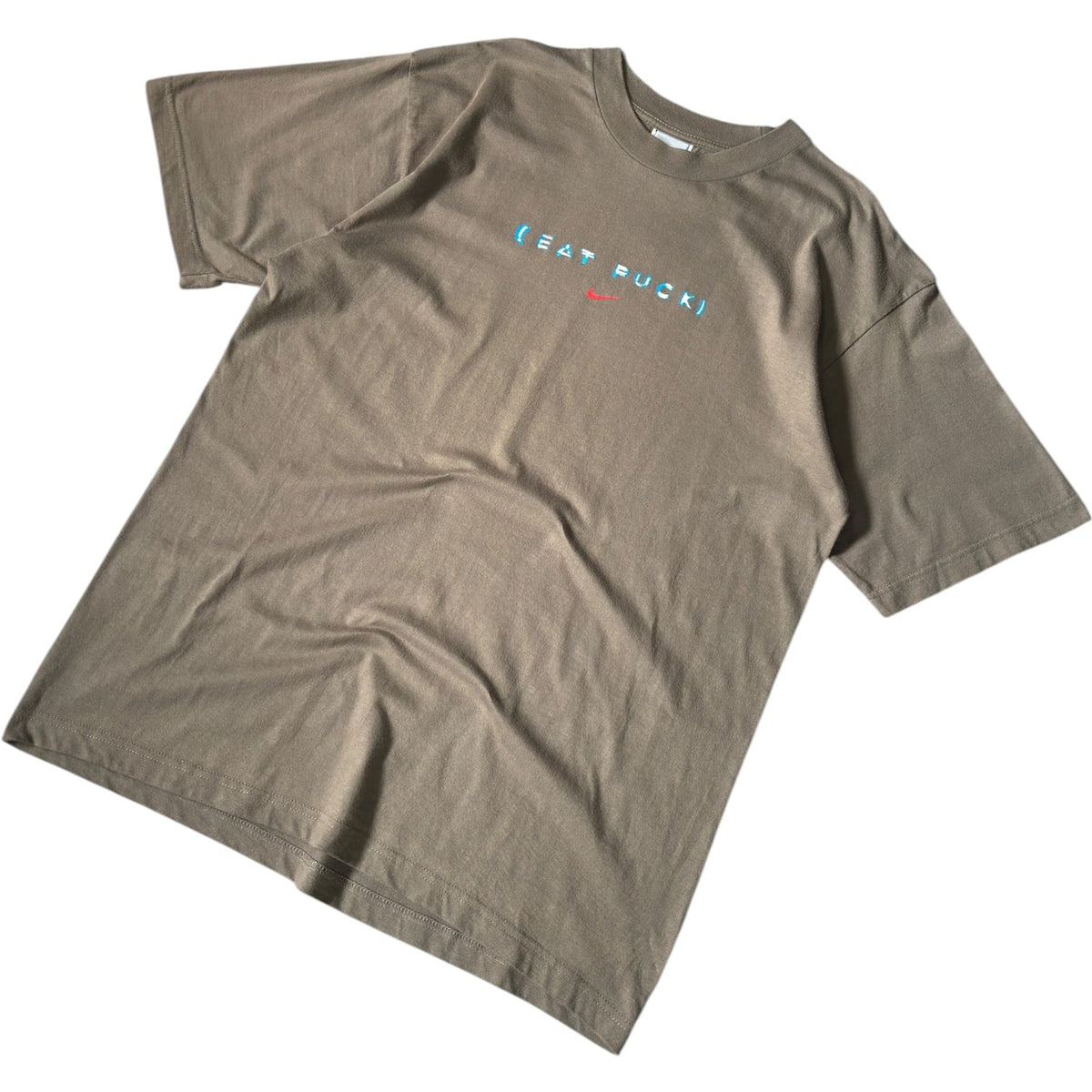 Nike 2008 Eat Puck T Shirt M | Medium, Brown