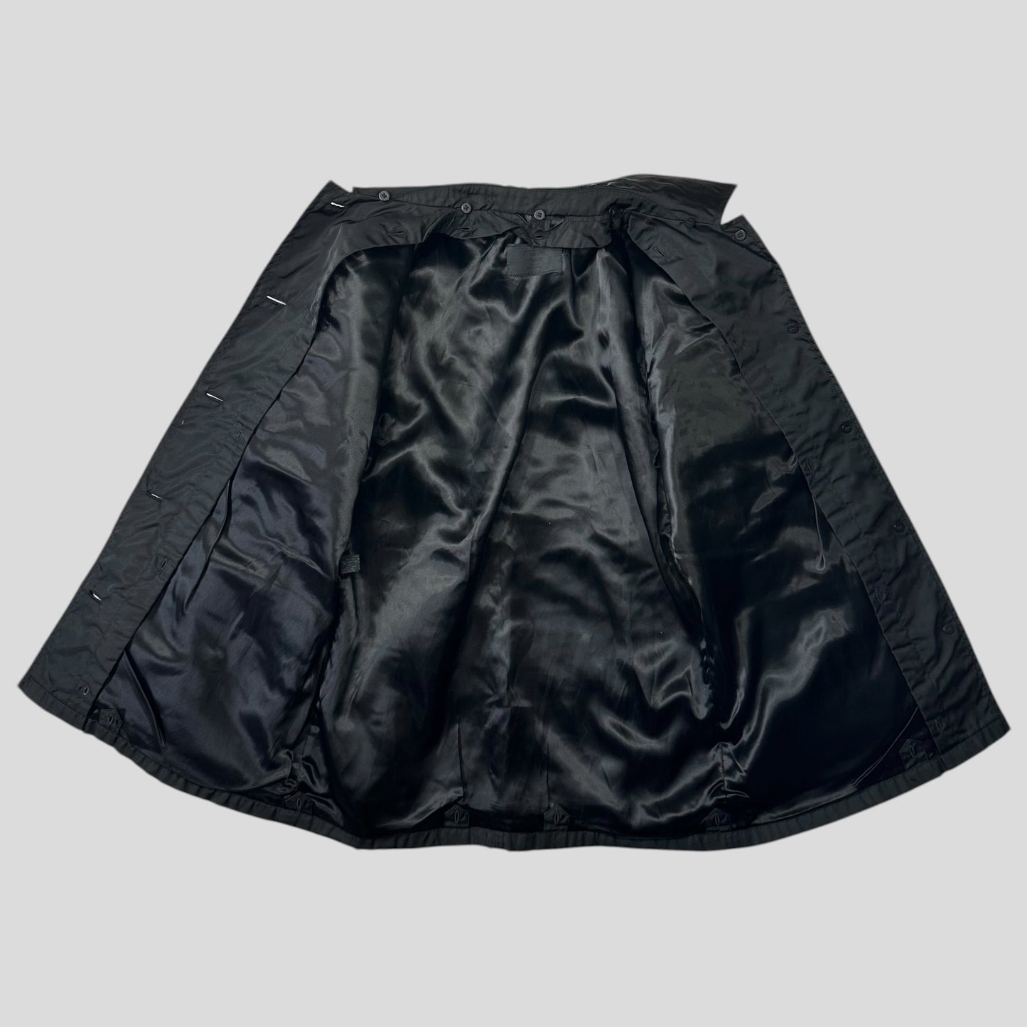 Prada Milano 1999 3 in 1 Mink Fur Ballistic Nylon Chore Coat - M | Default Title, Black