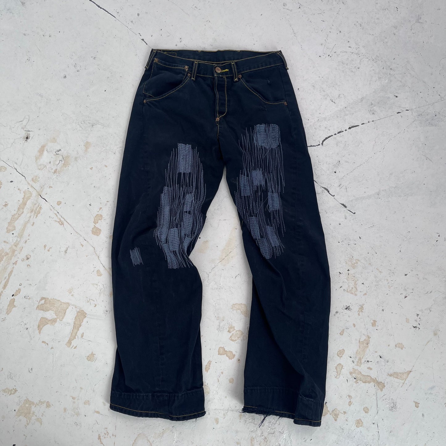 vintage levis engineered jeans | Navy, Red