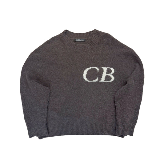 Cole Buxton Mohair Knit Pullover Logo Jumper