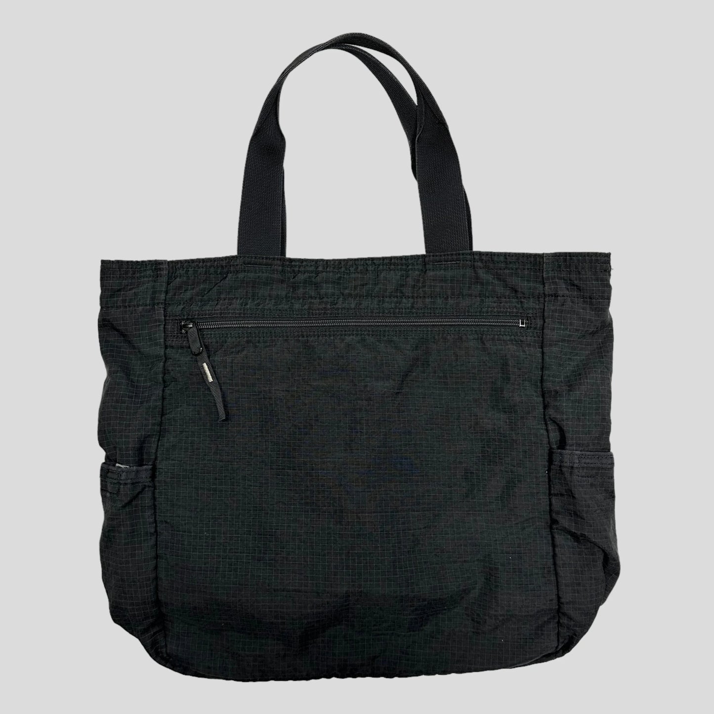 Porter 00’s Nylon Ripstop Grid Multipocket Tote Bag