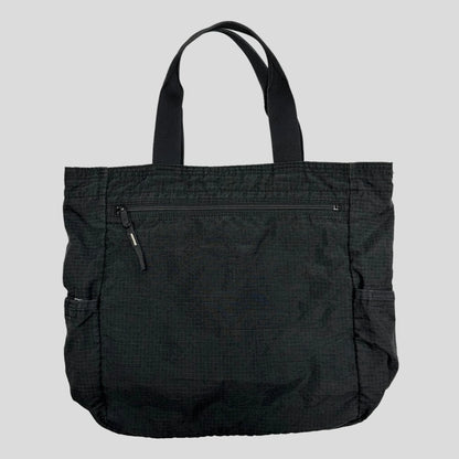 Porter 00’s Nylon Ripstop Grid Multipocket Tote Bag