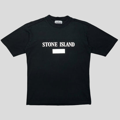 Stone Island FW18 Reflective Crewneck T-shirt - S (M) | Black