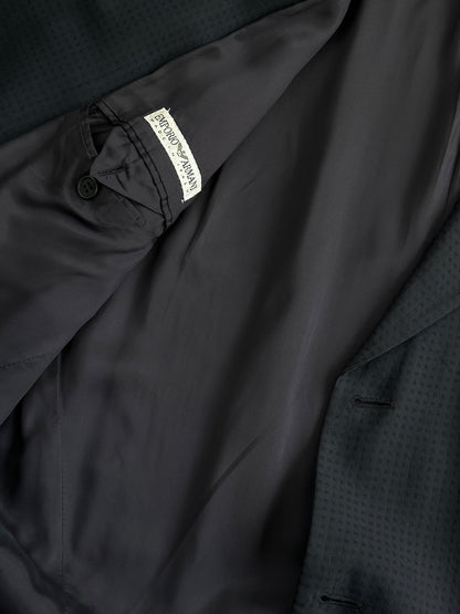 Emporio Armani Relaxed Cotton Single Breasted Blazer - 38R/L