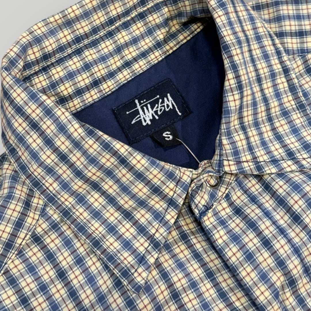 Stüssy Early 2000's Plaid Check Shirt M