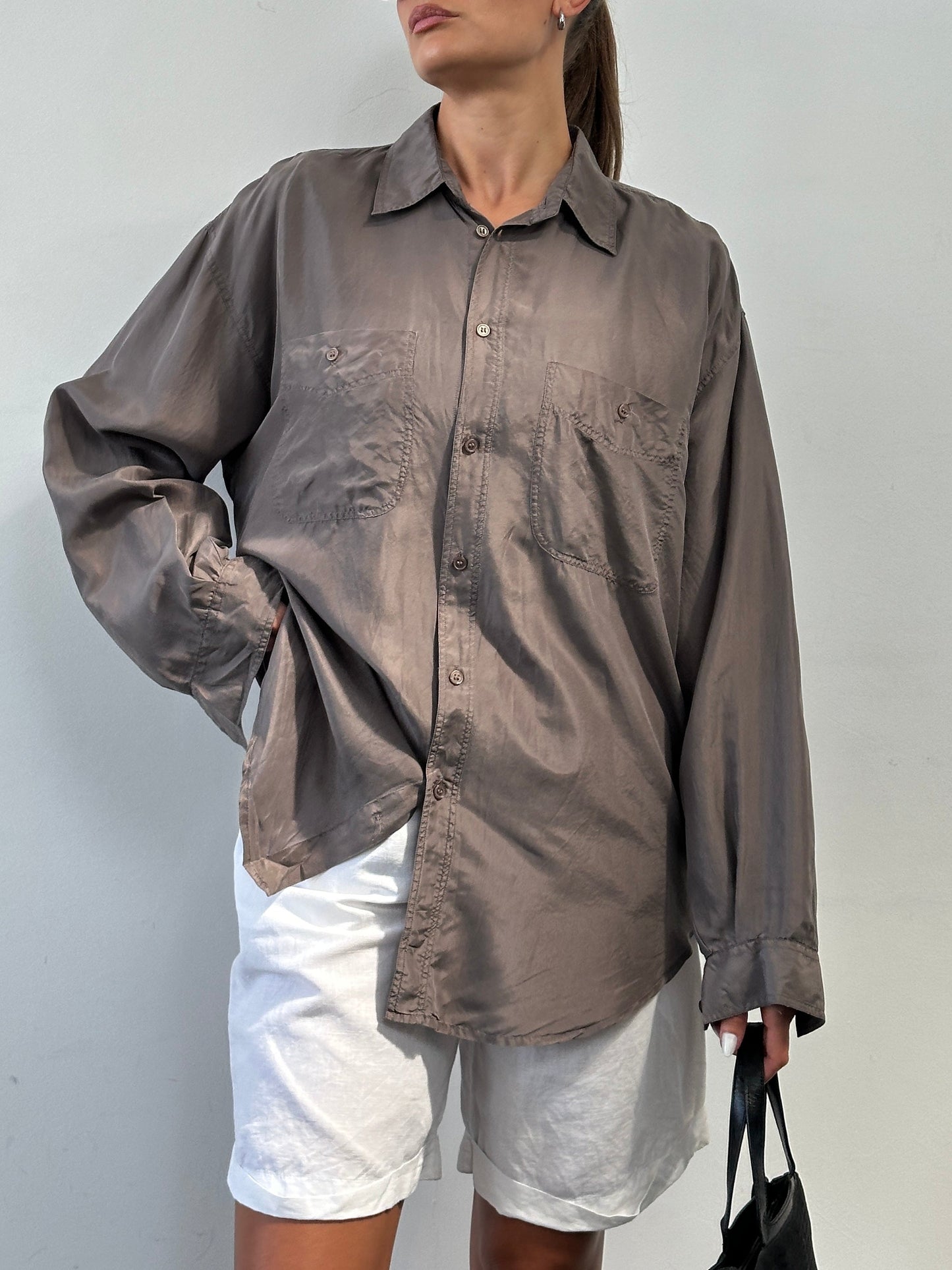 Vintage Pure Silk Shirt - XL