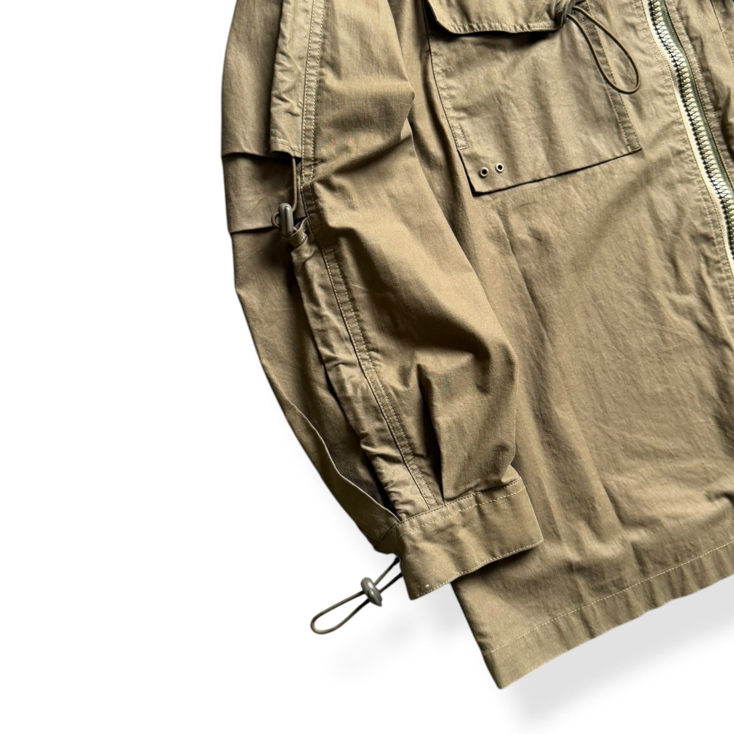 1999 Maharishi Elasticated Sleeve Jacket (L) | Default Title, Cream
