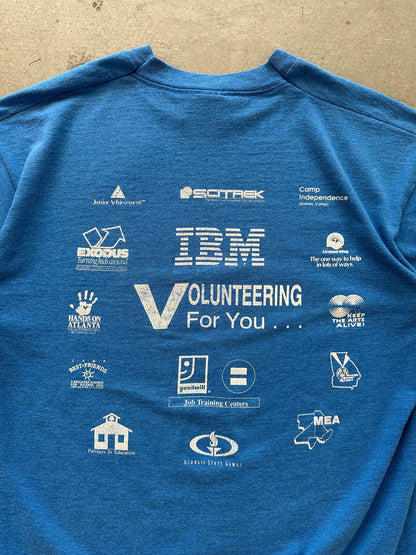 1990's IBM Volunteer T-Shirt - XL | X-Large, Red