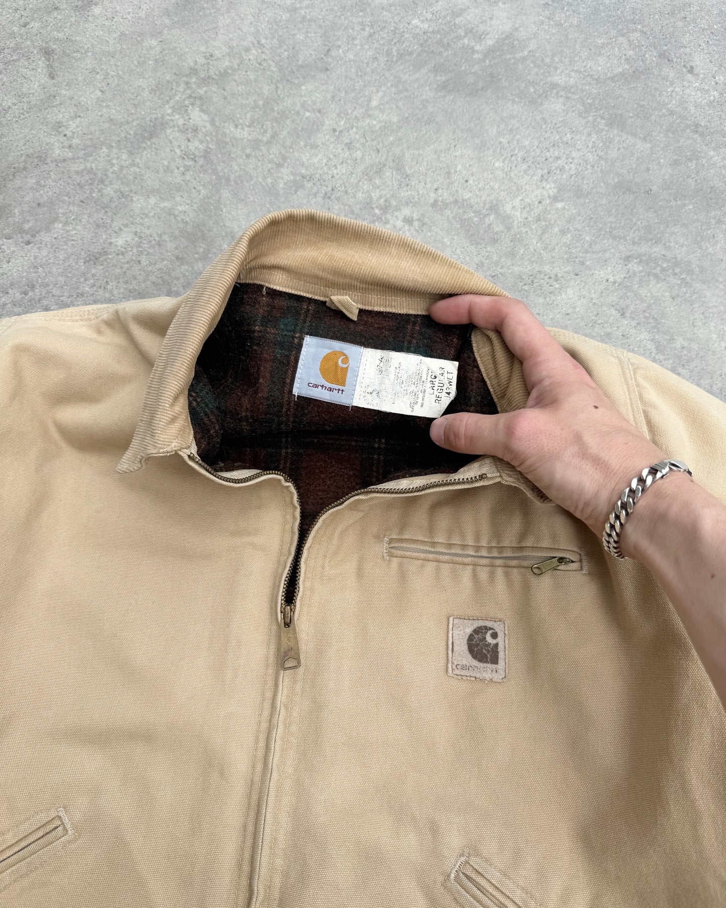 carhartt 1988 j43wet blanket lined detroit jacket (l) | Default Title, Red