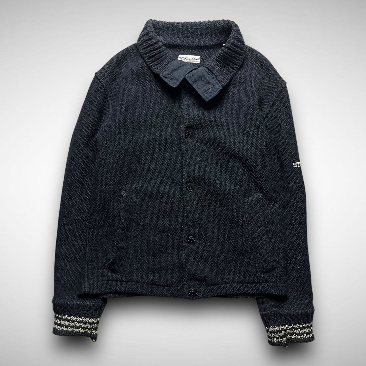 Stone Island Wool Button-Up Jacket (AW2002)