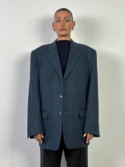 Yves Saint Laurent Rive Gauche 1990s Bespoke Button Blazer - 48R/XXL