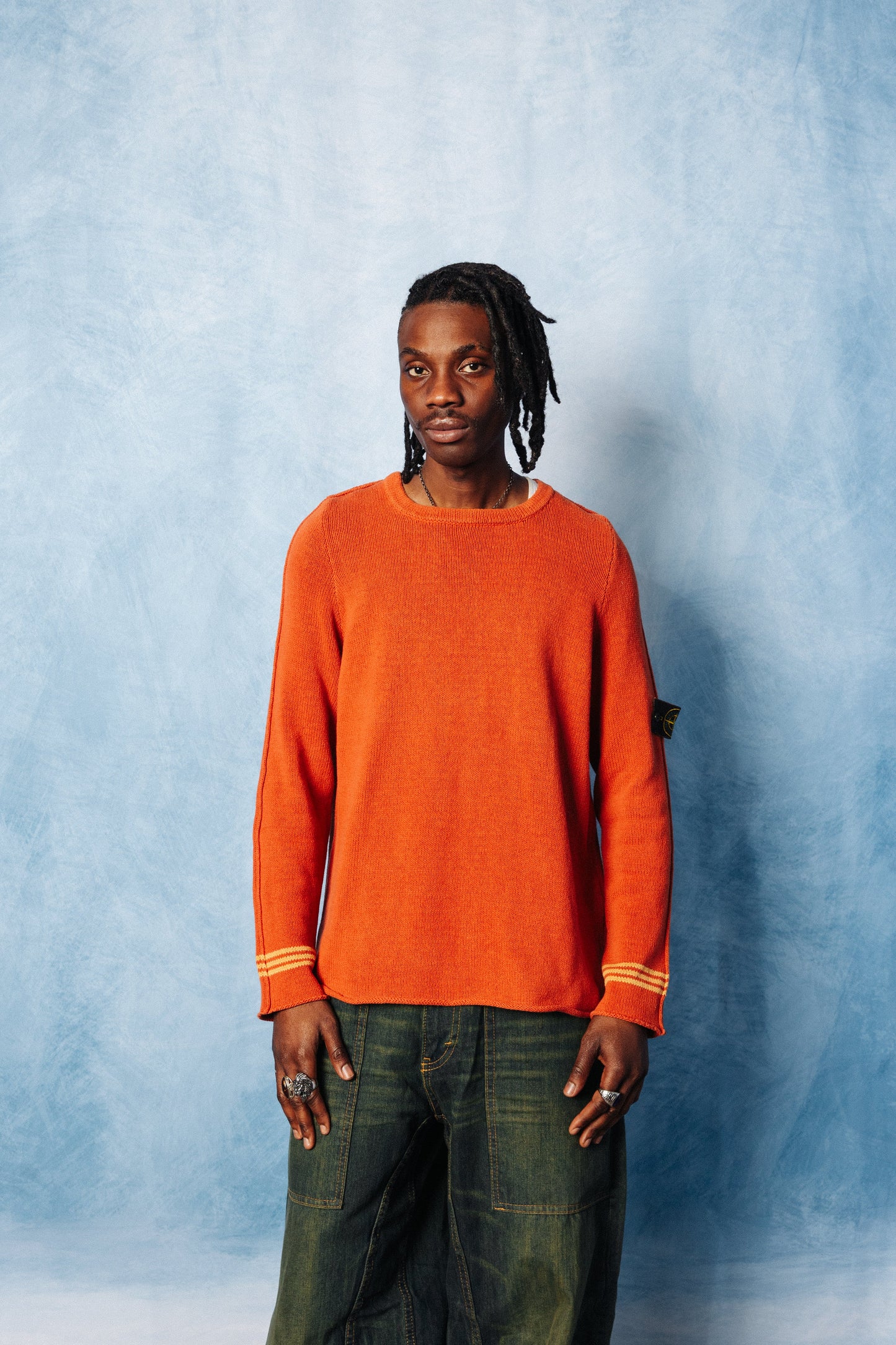 S/S 2003 Stone Island Cotton Knit Crewneck Sweater