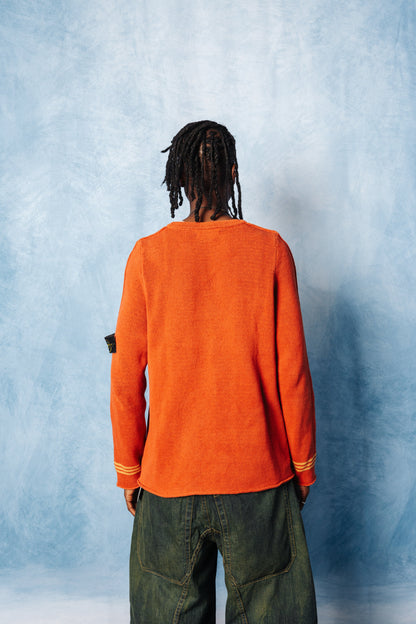 S/S 2003 Stone Island Cotton Knit Crewneck Sweater