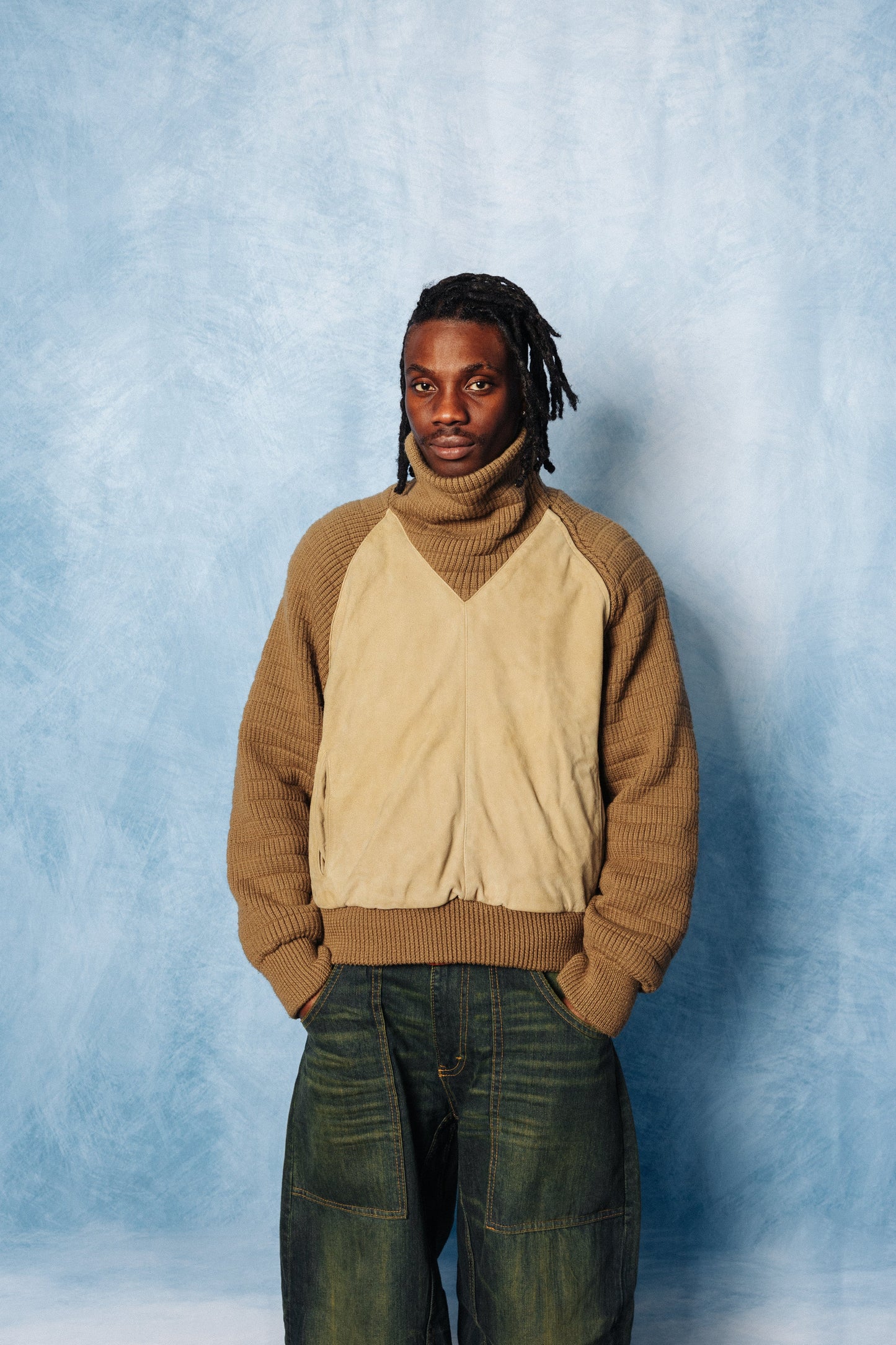 Rare Sicons by Georgio Armani Suede Leather Archive Jacket