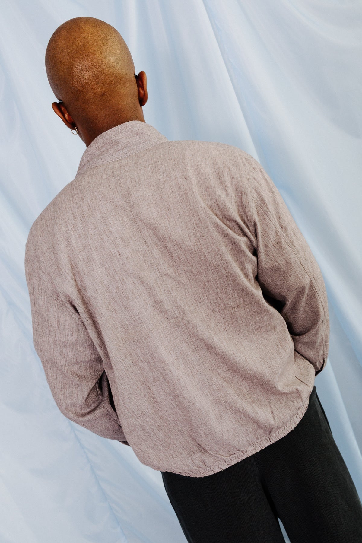 1990's Kansai Yamamoto Flecked Twill Textured Work Blouson | Large, Multicoloured