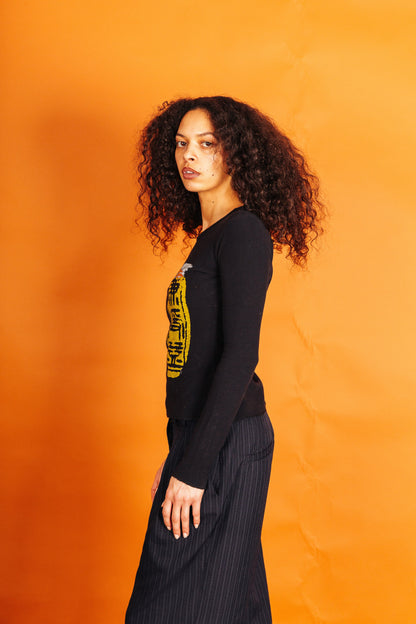 Rare Jean Paul Gaultier 90s Japanese Design L/S Fleece Top