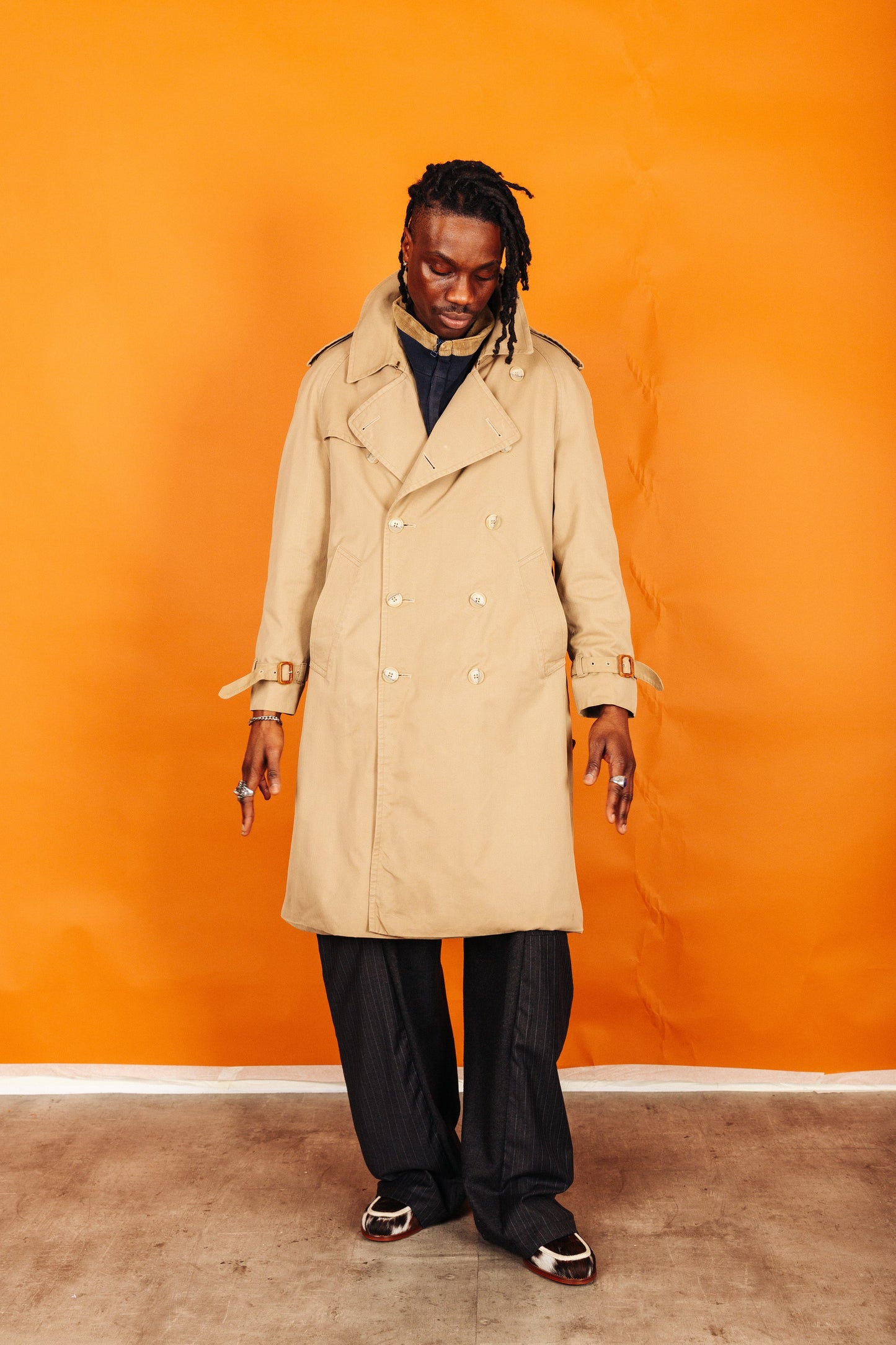 Burberry Double Breasted Milano Trench Coat