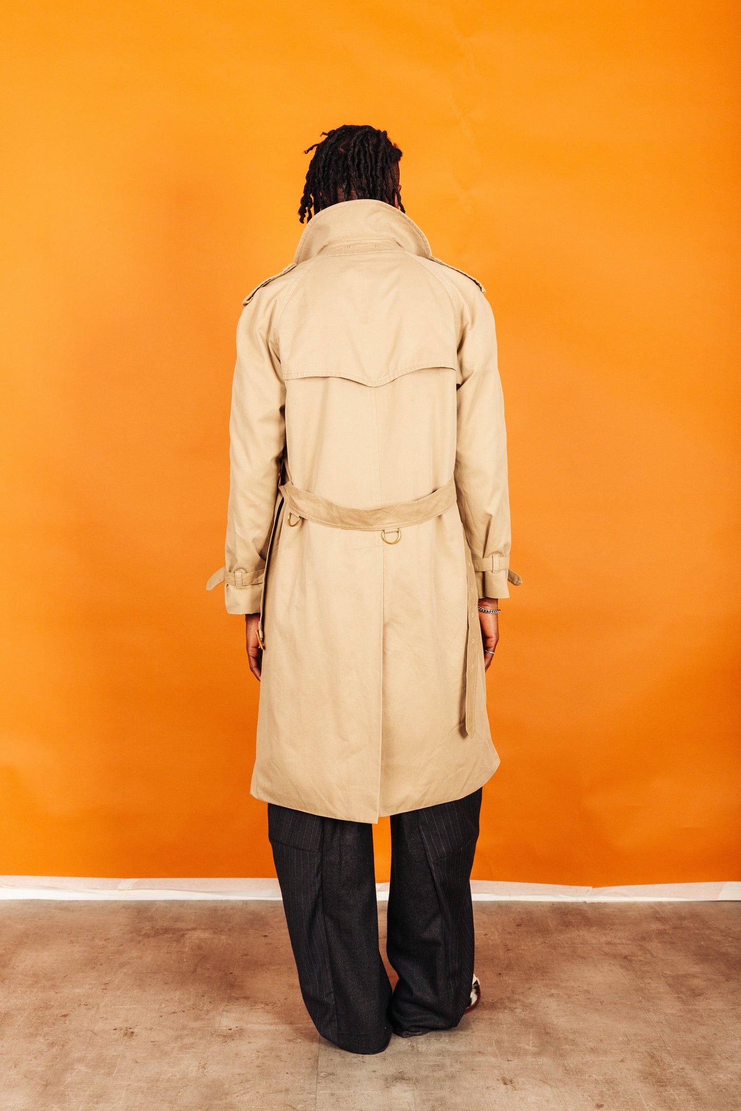 Burberry Double Breasted Milano Trench Coat