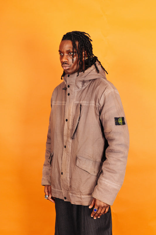 A/W 2013 Stone Island Brown Padded Parka Jacket