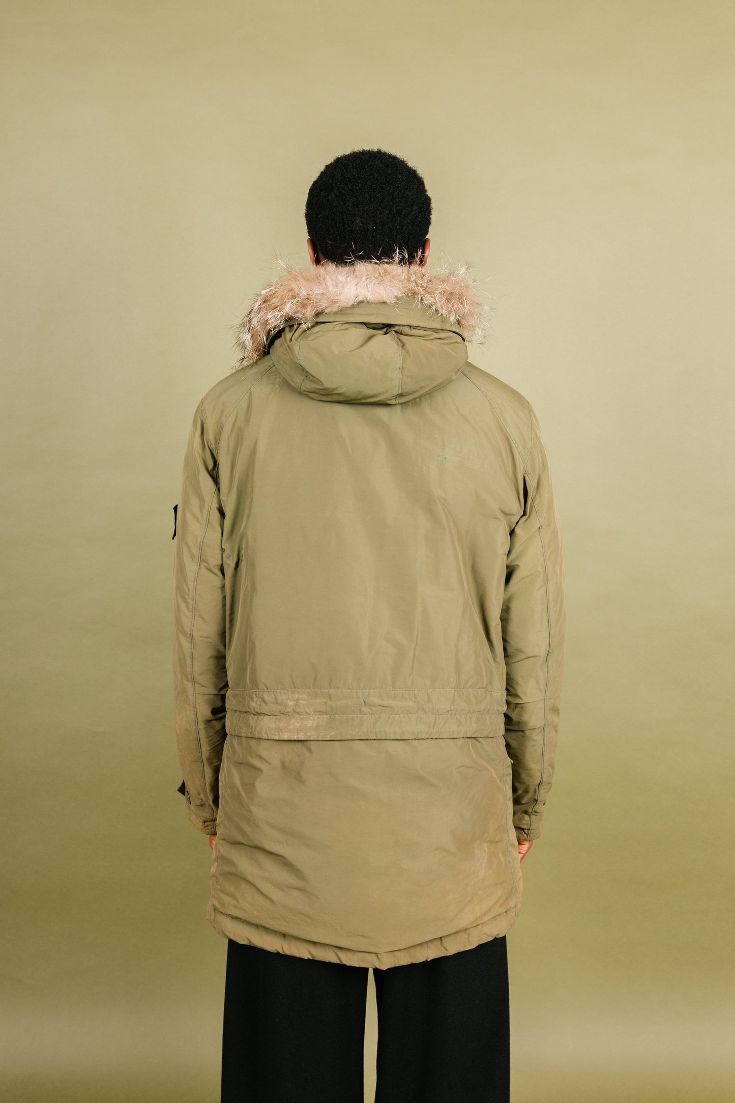 A/W 2014 Stone Island Micro Reps Down Khaki Parka Jacket