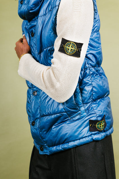 A/W 2013 Stone Island Garment Dyed Down Puffer Gilet