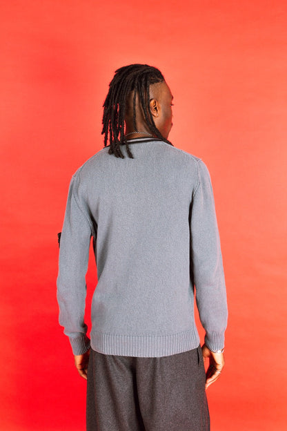 A/W 2009 Stone Island Grey Cotton Crewneck Sweater