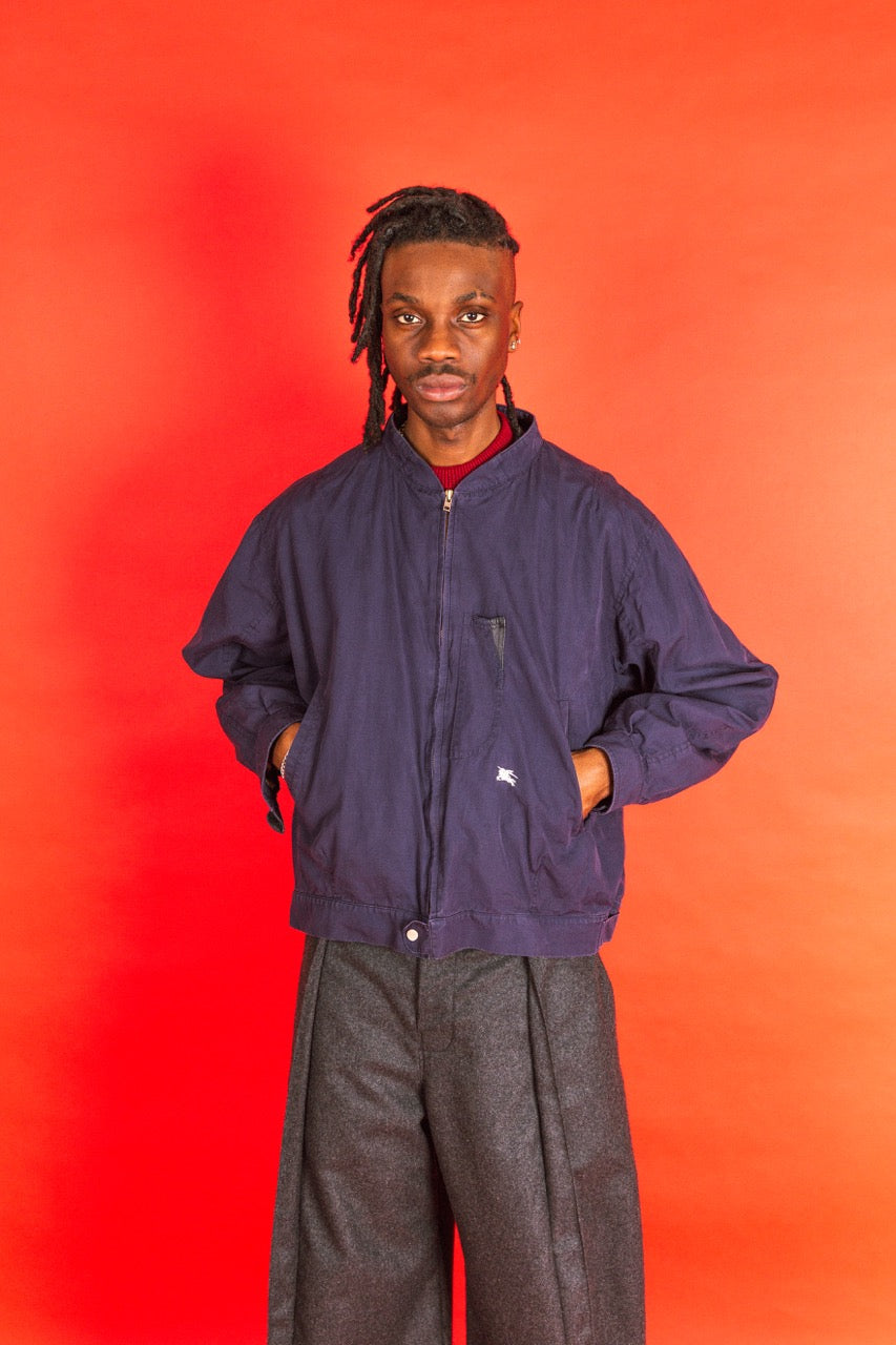 1980's Burberry Pen Pocket Workwear Blouson