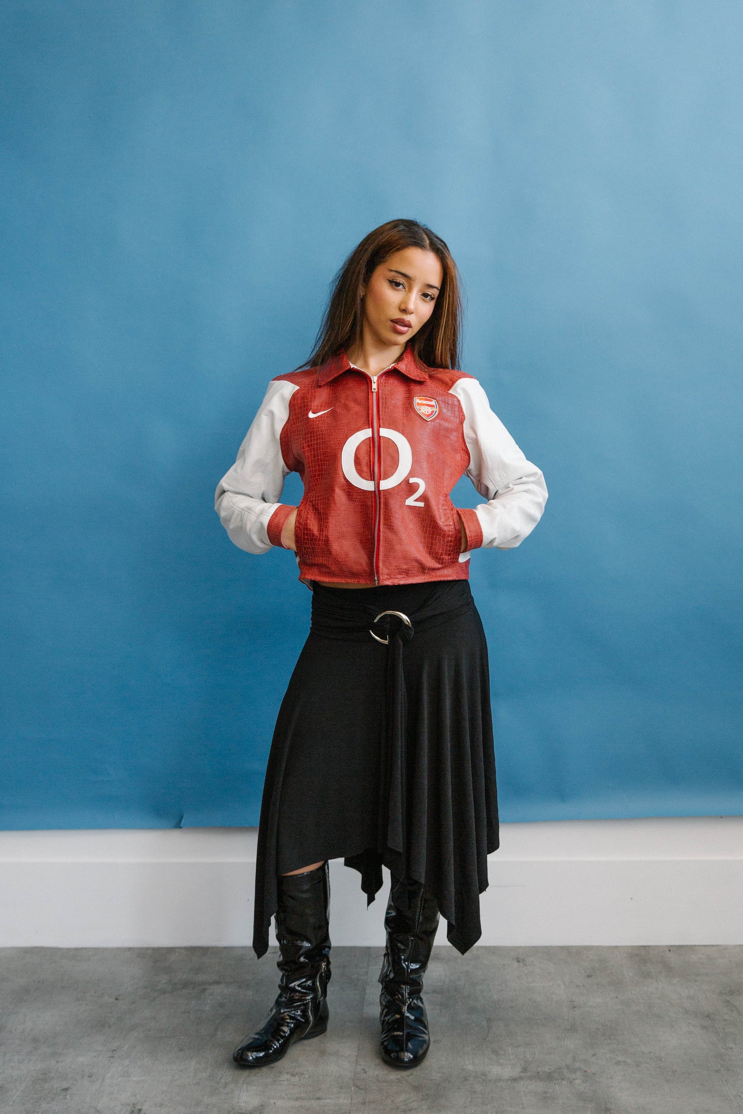 VT Rework : Arsenal Two Tone Leather Jacket SC: 5782