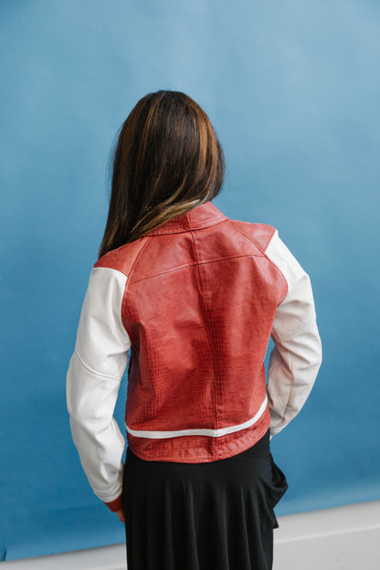 VT Rework : Arsenal Two Tone Leather Jacket SC: 5782