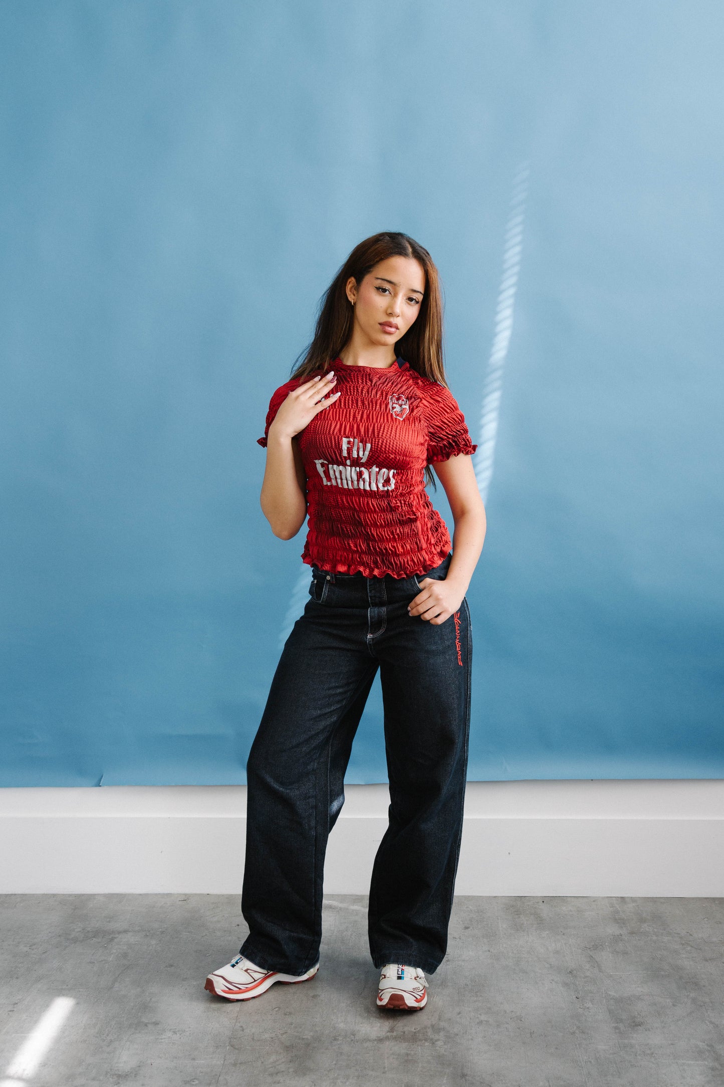 VT Rework : Arsenal Shirred Football Shirt