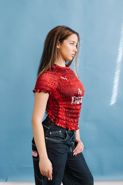 VT Rework : Arsenal Shirred Football Shirt