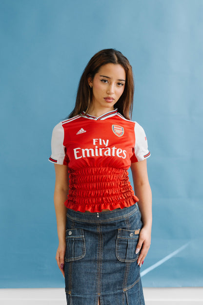VT Rework : Arsenal Rouched Waist Football Shirt