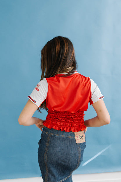 VT Rework : Arsenal Rouched Waist Football Shirt