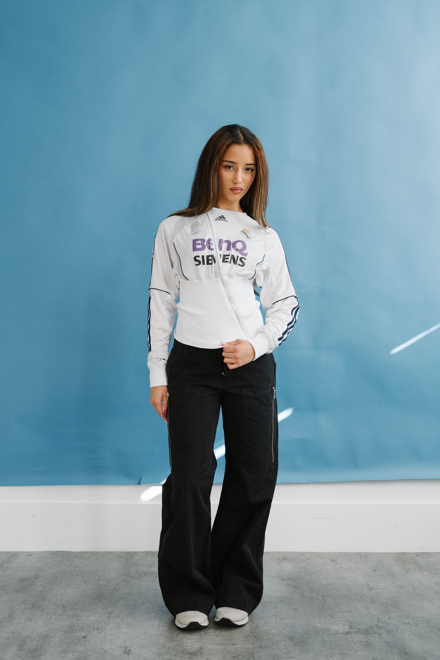 VT Rework : Real Madrid Asymetric Zip Track Jacket