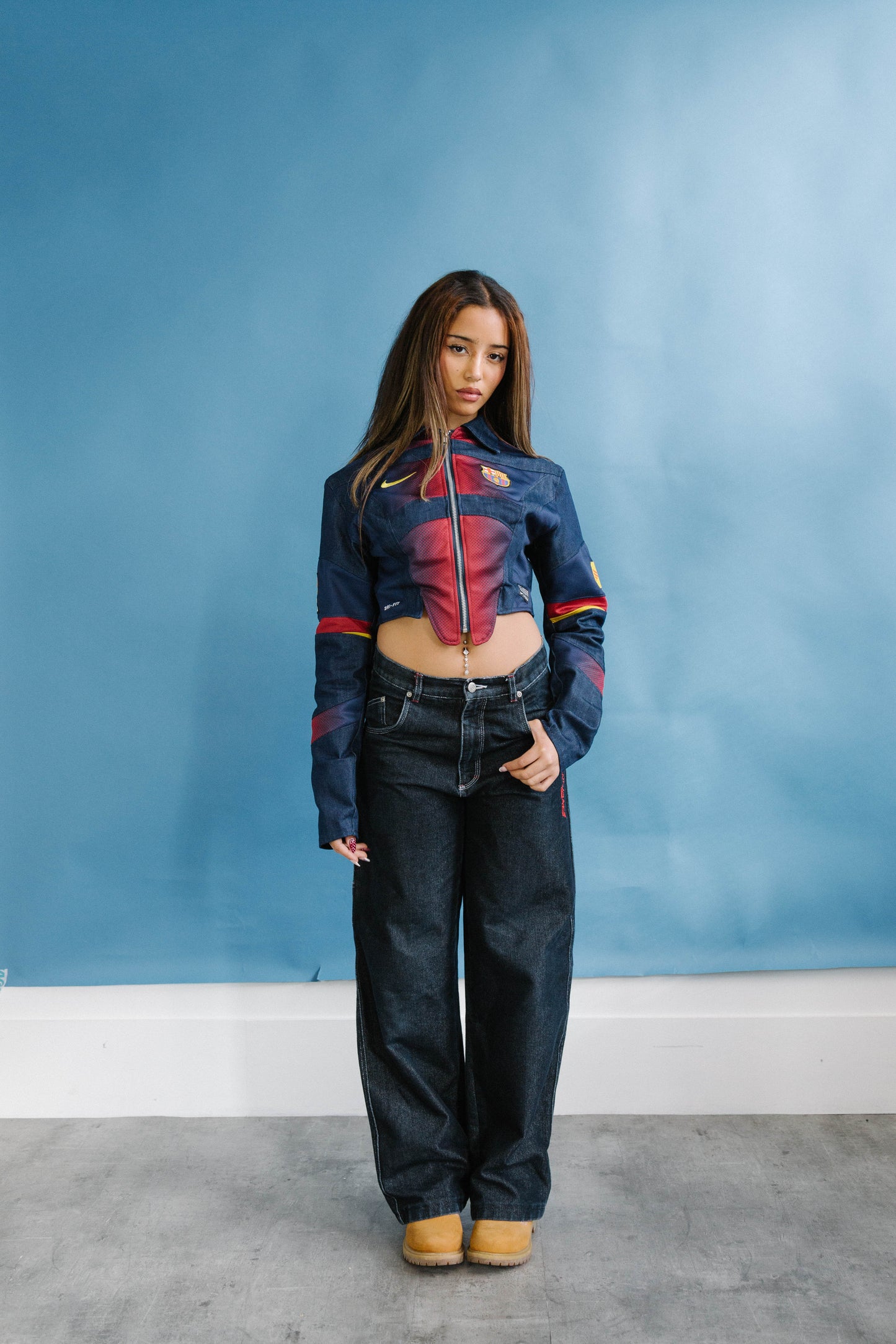 VT Rework: Barcelona Panelled Denim Jacket