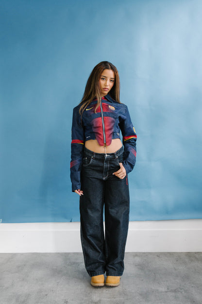 VT Rework: Barcelona Panelled Denim Jacket