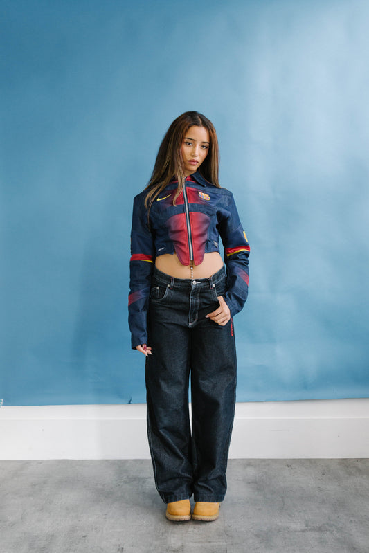 VT Rework: Barcelona Panelled Denim Jacket