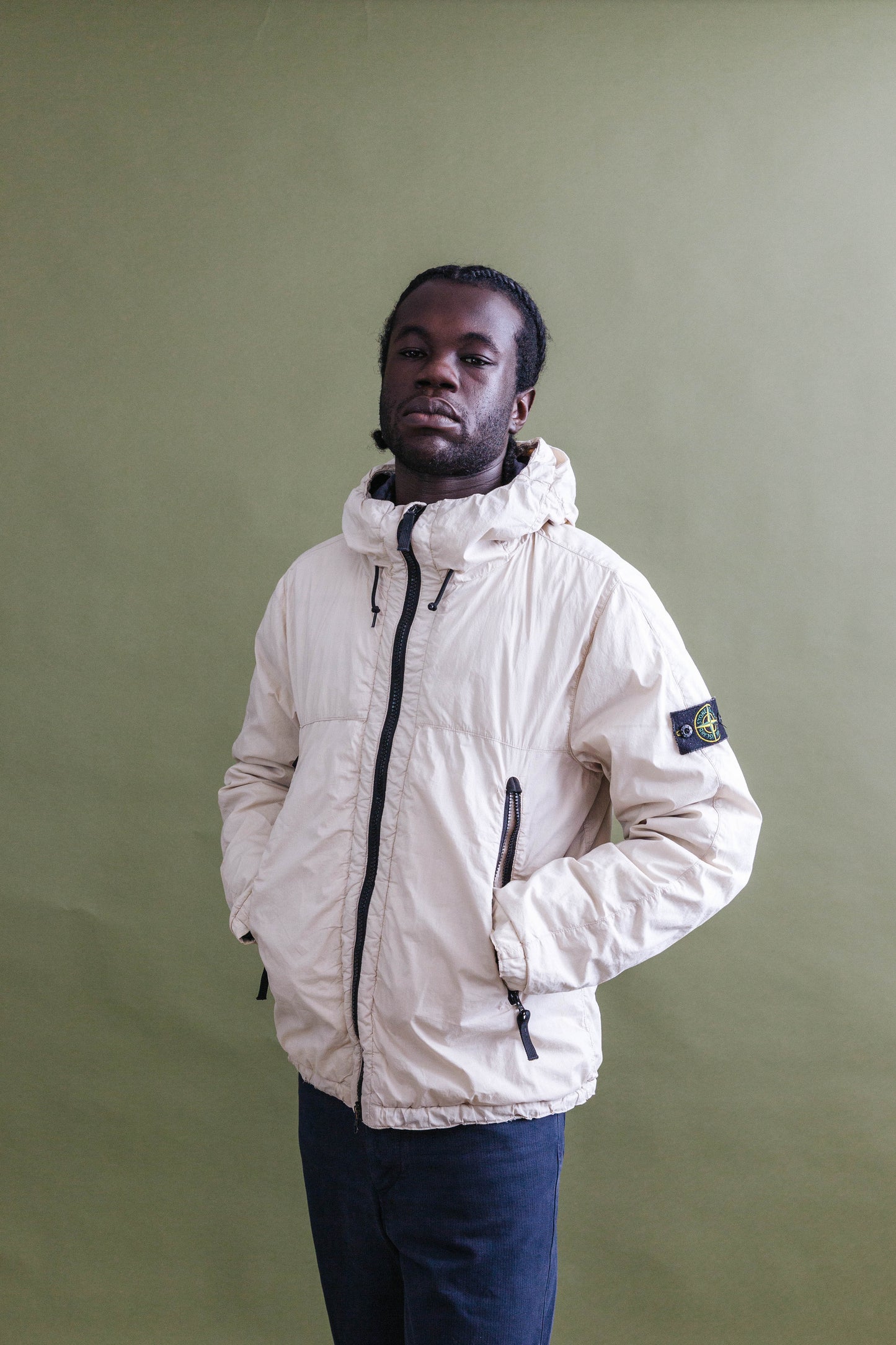 A/W 2007 Stone Island Beige Garment Dyed Down-C Jacket