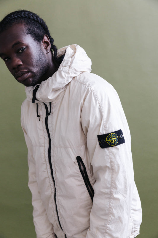 A/W 2007 Stone Island Beige Garment Dyed Down-C Jacket