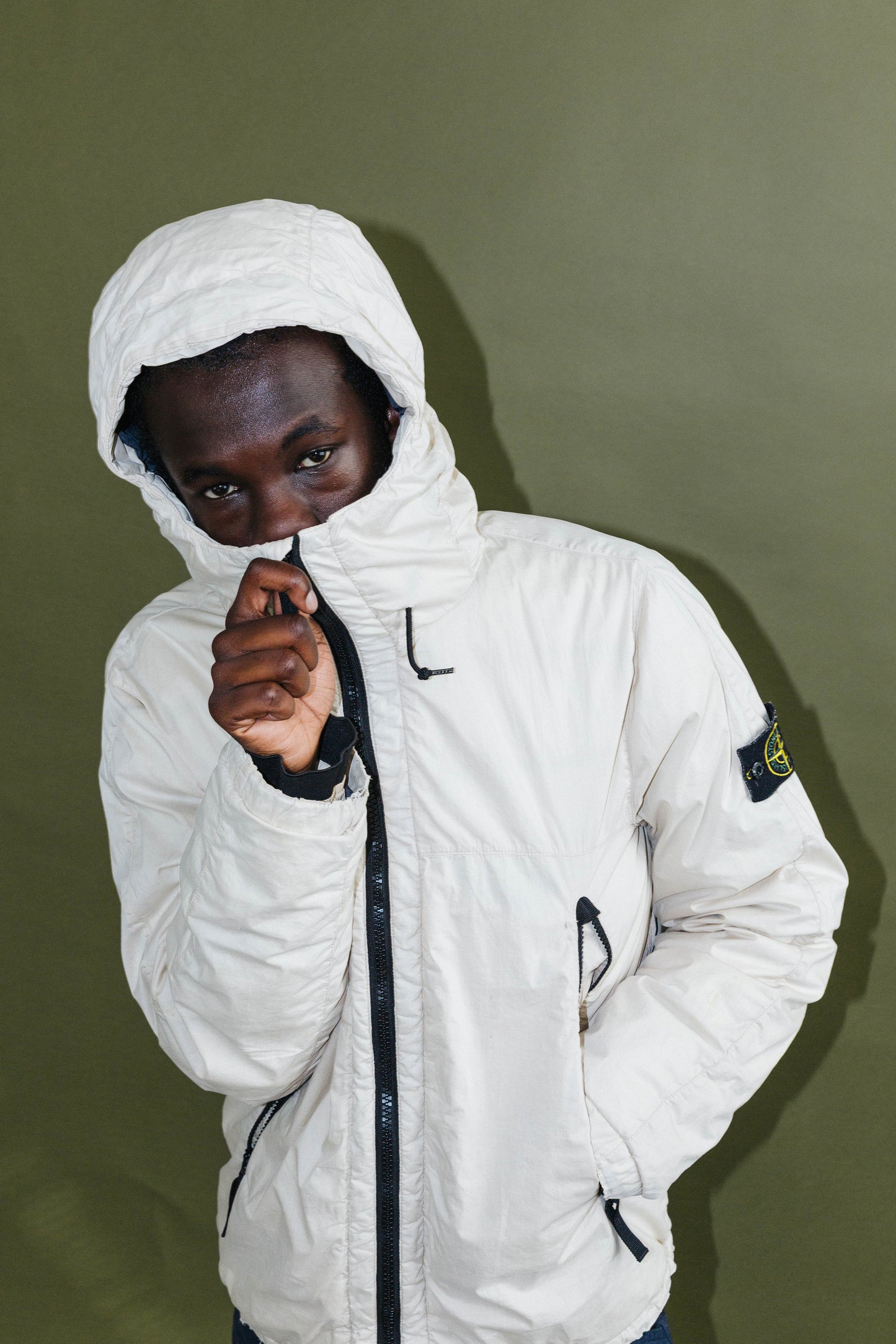 A/W 2007 Stone Island Beige Garment Dyed Down-C Jacket