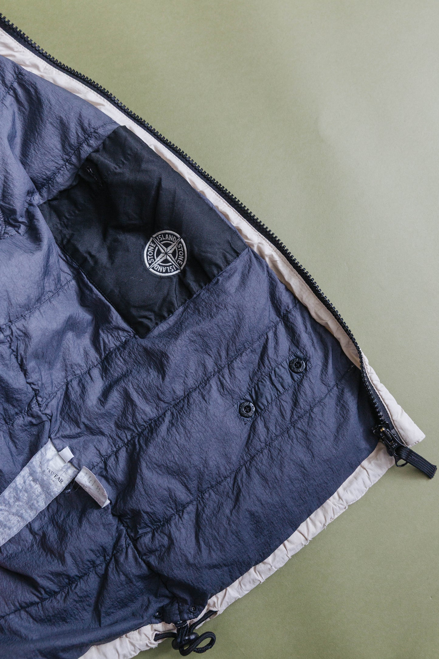 A/W 2007 Stone Island Beige Garment Dyed Down-C Jacket